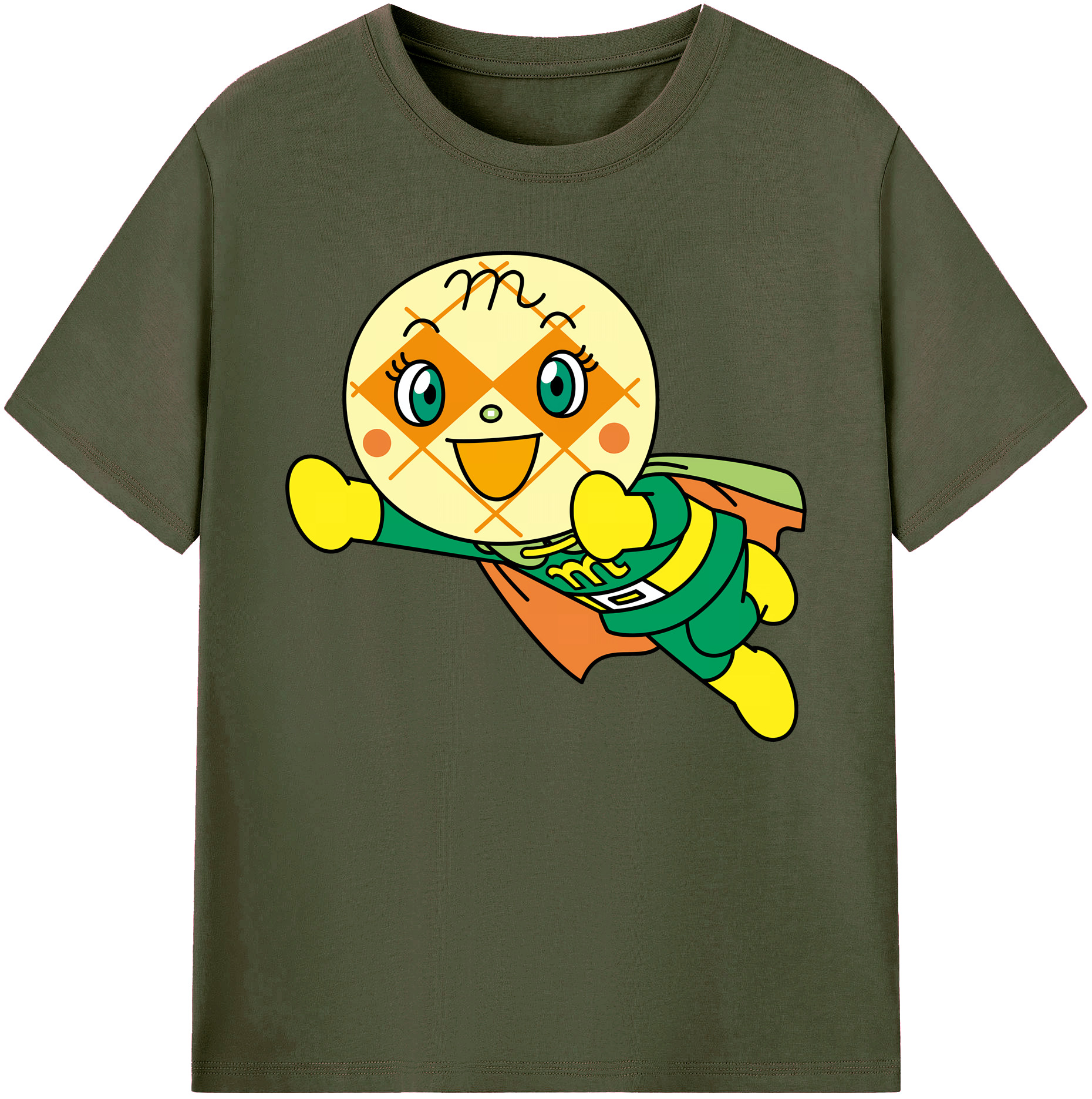 （画像用） アンパンマン Anpanman 綿100％ メンズ半袖Tシャツ｜肌触りやわらか＆通気性